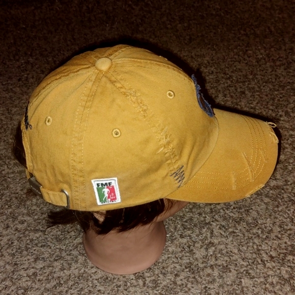 Pumas Unam Soccer Team Distressed Strapback Hat Cap OS - Picture 7 of 12